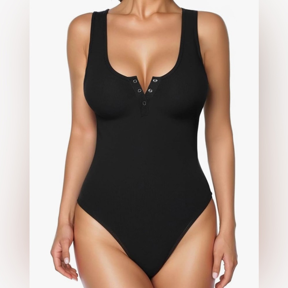 Popilush Black Bodysuit